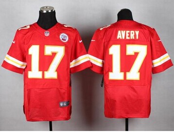 New Kansas City Chiefs #17 Donnie Avery Red Team Color NFL Elite Jersey