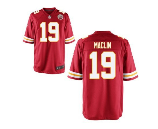 New Kansas City Chiefs #19 Jeremy Maclin  Red Elite Jersey