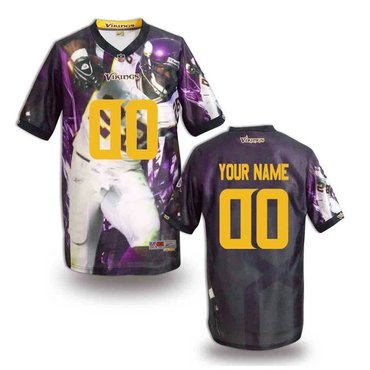 New Minnesota Vikings Customized Jersey-03