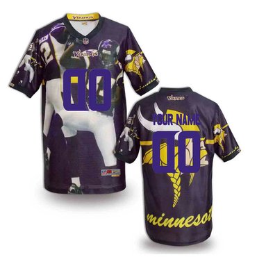 New Minnesota Vikings Customized Jersey-04