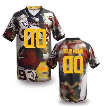 New Minnesota Vikings Customized Jersey-07