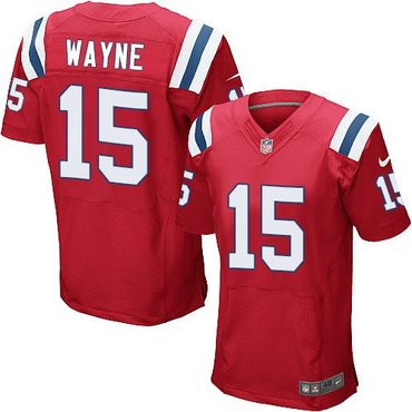 New New England Patriots #15 Reggie Wayne Red Alternate NFL Elite Jersey