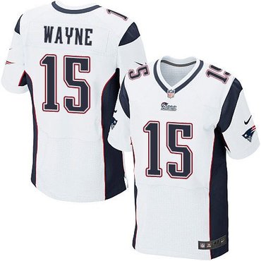 New New England Patriots #15 Reggie Wayne White NFL Elite Jersey