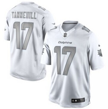 New New England Patriots #17 Tom Brady White Platinum Jerseys