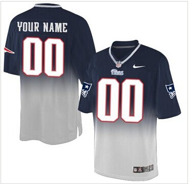 New New England Patriots Customized Drift Fashion II Elite NFL Jerseys
