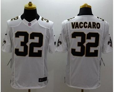 New New Orleans Saints #32 Kenny Vaccaro White NFL Limited Jersey