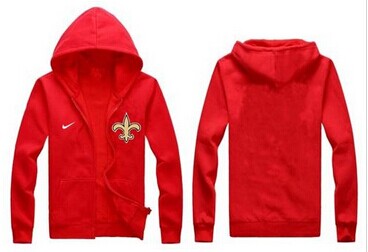 New New Orleans Saints Authentic Logo Hoodie Red
