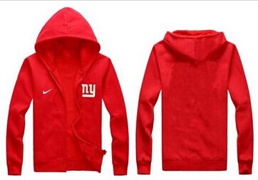 New New York Giants Authentic Logo Hoodie Red