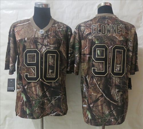 New Nike Houston Texans 90 Clowney Camo Elite Jerseys