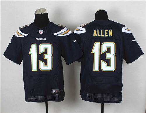New Nike San Diego Chargers #13 Keenan Allen Navy Blue Elite Jersey