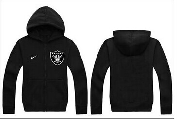 New Oakland Raiders Authentic Logo Hoodie Black