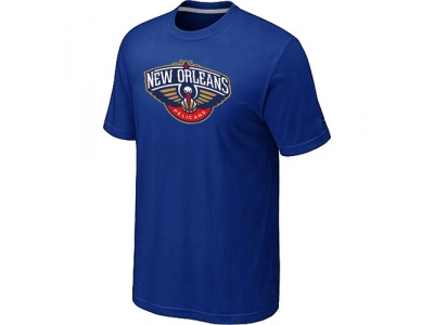 New Orleans Pelicans Big & Tall Primary Logo Blue T-Shirt