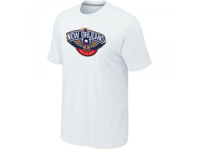 New Orleans Pelicans Big & Tall Primary Logo White T-Shirt