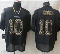 New Orleans Saints #10 Brandin Cooks New Lights Out Black NFL Elite Jersey