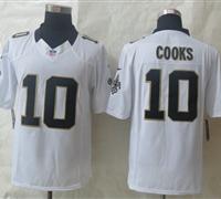 New Orleans Saints #10 Brandin Cooks White NFL Limited Jerseys