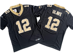 New Orleans Saints #12 Chris Olave Black Vapor F.U.S.E. Limited Jersey