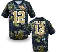 New Orleans Saints #12 Marques Colston Stitched NFL Elite Fanatical Version Jersey (1)
