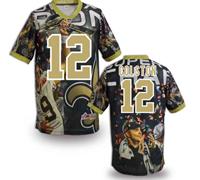 New Orleans Saints #12 Marques Colston Stitched NFL Elite Fanatical Version Jersey (3)