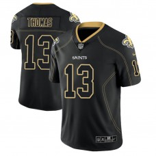 New Orleans Saints #13 Michael Thomas 2018 Lights Out Color Rush Limited Black Jersey