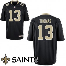 New Orleans Saints #13 Michael Thomas Black Game Jersey