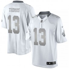 New Orleans Saints #13 Michael Thomas White Platinum Limited Jersey