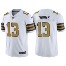 New Orleans Saints #13 Michael Thomas White Vapor Untouchable Color Rush Limited Jersey