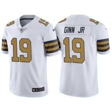 New Orleans Saints #19 Ted Ginn Jr White Vapor Untouchable Color Rush Limited Jersey