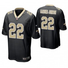 New Orleans Saints #22 Chauncey Gardner-Johnson 2019 NFL Draft Black Game Jersey
