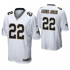 New Orleans Saints #22 Chauncey Gardner-Johnson 2019 NFL Draft White Game Jersey
