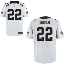 New Orleans Saints #22 Mark Ingram White Elite Jersey