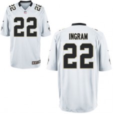 New Orleans Saints #22 Mark Ingram White Game Jersey