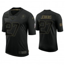 New Orleans Saints #27 Malcolm Jenkins Black 2020 Salute to Service Limited Jersey