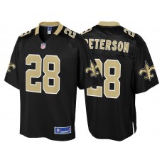 New Orleans Saints #28 Adrian Peterson Black Pro Line Player Jersey