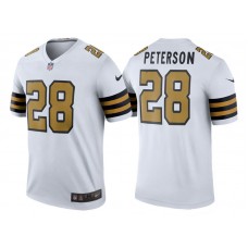 New Orleans Saints #28 Adrian Peterson White Color Rush Legend Jersey