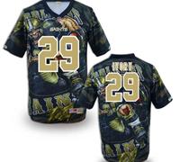 New Orleans Saints #29 ivory Stitched NFL Elite Fanatical Version Jersey (1) - 副本