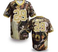 New Orleans Saints #29 ivory Stitched NFL Elite Fanatical Version Jersey (5)