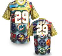 New Orleans Saints #29 ivory Stitched NFL Elite Fanatical Version Jersey (8) - 副本