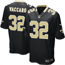 New Orleans Saints #32 Kenny Vaccaro Black Game Jersey