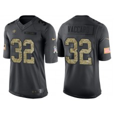 New Orleans Saints #32 Kenny Vaccaro Camo Anthracite 2016 Salute to Service Limited Jersey