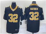 New Orleans Saints #32 Tyrann Mathieu Black Vapor Limited Jersey