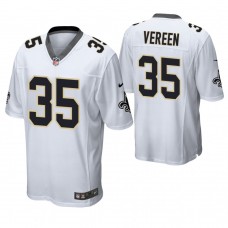 New Orleans Saints #35 Shane Vereen White Game Jersey