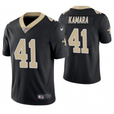 New Orleans Saints #41 Alvin Kamara Black Vapor Untouchable Limited Jersey