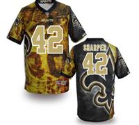 New Orleans Saints #42 Darren Sharper Stitched NFL Elite Fanatical Version Jersey (4)