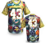 New Orleans Saints #43 Vinnie Sunseri Stitched NFL Elite Fanatical Version Jersey (8) - 副本