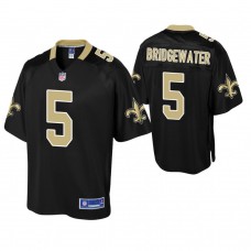 New Orleans Saints #5 Teddy Bridgewater Black Pro Line Jersey