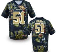New Orleans Saints #51 Jonathan Vilma Stitched NFL Elite Fanatical Version Jersey (1)