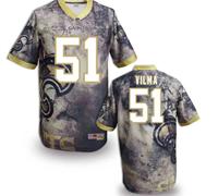 New Orleans Saints #51 Jonathan Vilma Stitched NFL Elite Fanatical Version Jersey (7)