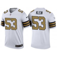 New Orleans Saints #53 A.J. Klein White Color Rush Legend Jersey