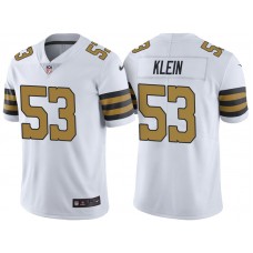 New Orleans Saints #53 A.J. Klein White Vapor Untouchable Color Rush Limited Jersey