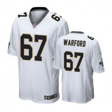 New Orleans Saints #67 Larry Warford White Game Jersey